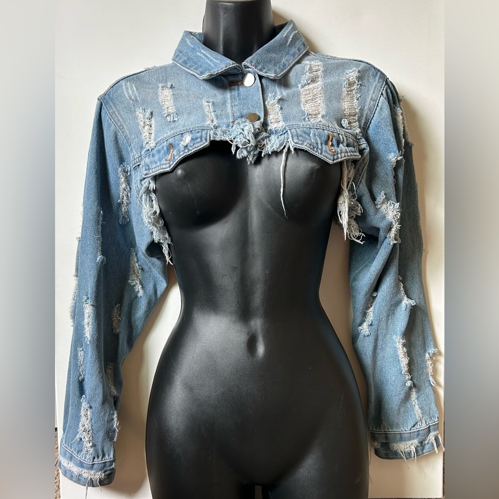 Cropped Jean Jacket